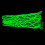 Nightlight Glow Net 12 anelli nylon 45x32cm giallo 8