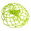 Nightlight Glow Net 12 anelli nylon 45x32cm giallo 9