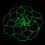Nightlight Glow Net 12 anelli nylon 45x32cm giallo 10