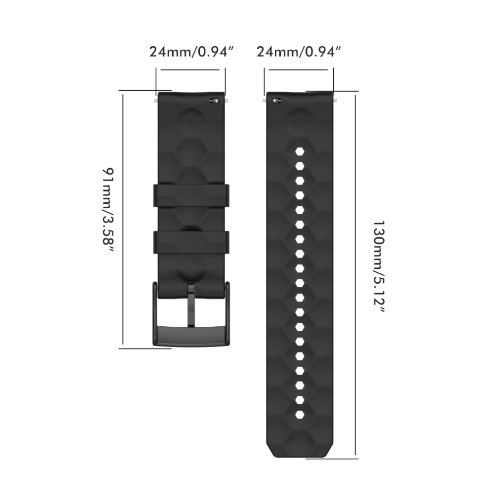 Silicone Band Compatible For Suunto 9 Smartwatch Gps/Suunto 9 Baro Sport Wrist Hr Replacement Strap 4981321508566