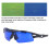 Gafas negras 9002F buscapelotas con protección UV 8