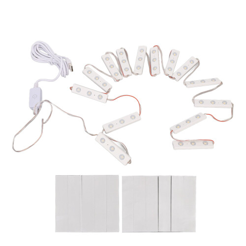 Luce LED per specchio da trucco, con 14 stringhe, 42 pezzi, 4000-5000K 1