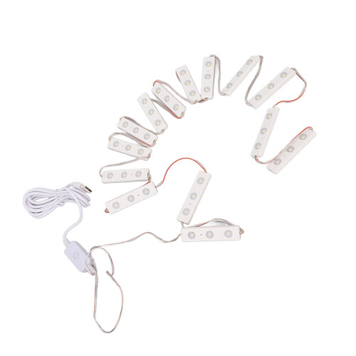 Luce LED per specchio da trucco, con 14 stringhe, 42 pezzi, 4000-5000K