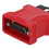 Adattatore OBD2 a 16-pin Rosso/Nero ABS per X100 PRO/PAD 12