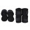 Pferdebeinwickel 4Pcs 2.5m12cm schwarz selbstklebend 8