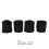 Pferdebeinwickel 4Pcs 2.5m12cm schwarz selbstklebend 12