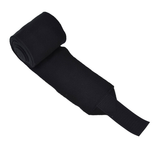 4 pezzi bendaggio per gamba del cavallo nero 2,5 m x 12 cm 2