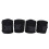 Pferdebeinwickel 4Pcs 2.5m12cm schwarz selbstklebend 2