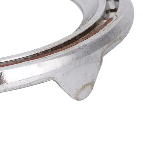 4 pezzi No.4 ferri di cavallo in alluminio, 348-391 g, argento 2