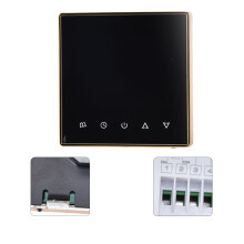 Termostato inteligente AC220V 171 g oro PC+ABS