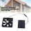 Grünes 3W Solarpanel-Lüfter-Kit 11x8cm 12x12cm 4