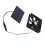 Grünes 3W Solarpanel-Lüfter-Kit 11x8cm 12x12cm 10