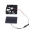 Grünes 3W Solarpanel-Lüfter-Kit 11x8cm 12x12cm 1