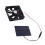 Grünes 3W Solarpanel-Lüfter-Kit 11x8cm 12x12cm 11