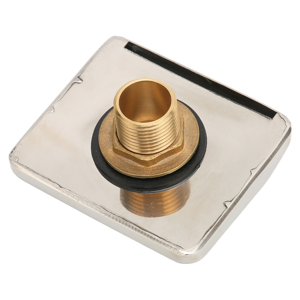 Waterfall Tub Nozzle G1/2 Male Thread Stainless Steel Wall Mounted Bathtub Filler Spout For Spa Bathroom 4111321511802