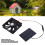Grünes 3W Solarpanel-Lüfter-Kit 11x8cm 12x12cm 6