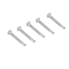 100Pcs Self Drilling Screw Stainless Steel Cross Round Head M4.2x32 Fastener Set Kit