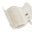 12er Pack Hot-Roller-Clips, weiß, 5,2  6,5  3,7 cm 4