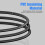 Cable de extensión IEC320 C8-C7 1500W 0.98ft 100-250V 11