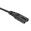 Cable de extensión IEC320 C8-C7 1500W 0.98ft 100-250V 13