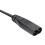 Cable de extensión IEC320 C8-C7 1500W 0.98ft 100-250V 6
