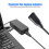 Cable de extensión IEC320 C8-C7 1500W 0.98ft 100-250V 3