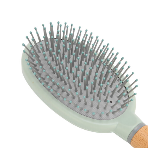 Cepillo pala para el cabello, mango de madera 24x8 cm 2