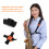 Correa de saxo de cuero 140 g, ajustable, negro, S/M/L 12