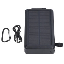 Power Bank solare da 30.000 mAh 16,8 x 9 x 3,5 cm Nero