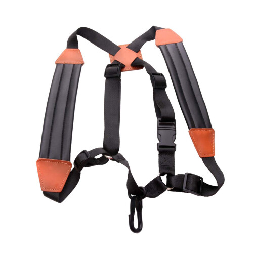 Correa de cuero para saxofón S/M/L negro 2