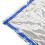 Manta de supervivencia PE aluminizada plateada 200x100cm 3