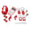 Kit di blocco e etichettatura con lucchetti, 65x65x118mm 7