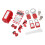 Kit di blocco e etichettatura con lucchetti, 65x65x118mm 5