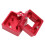 Abrelinterruptores magnéticos de teclado de aluminio mate rojo 1