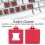 Abrelinterruptores magnéticos de teclado de aluminio mate rojo 11