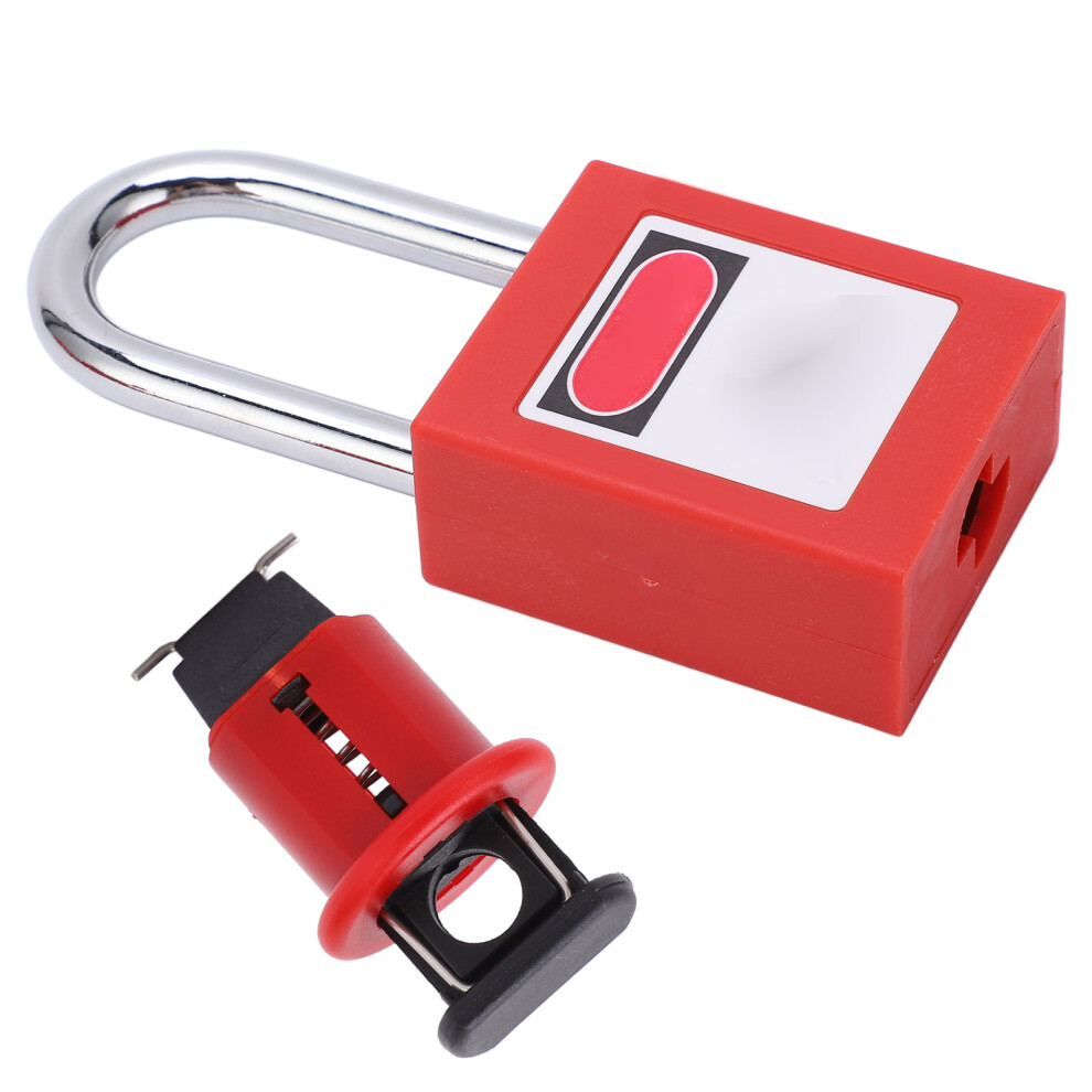 Miniature Circuit Breaker Lockout Device Safety Circuit Breaker Lock For Industry Electric Power(Mpco+38Mm Padlock ) 4941321515650