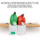 2er Pack Weiße Kunststoff-Waschmittelbehälterhalter 13,5 cm 15