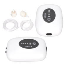 SB-228 8.5x12cm USB Aquarium-Luftpumpe 2x3L