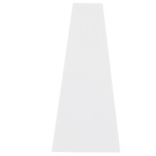 Lámpara de pared trapezoidal con 12 LEDs, iluminación hacia arriba y hacia abajo, 21,5 cm de alto, luz cálida.
