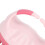 Spazzola massaggiante per capelli rosa in ABS e silicone impermeabile 5