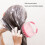 Spazzola massaggiante per capelli rosa in ABS e silicone impermeabile 11