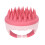 Spazzola massaggiante per capelli rosa in ABS e silicone impermeabile 13