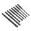 8Pcs Masonry Drill Bit Cemented Carbide 6.35mm Hex Shank Black Set Kit for Tile Concrete 12