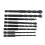 8Pcs Masonry Drill Bit Cemented Carbide 6.35mm Hex Shank Black Set Kit for Tile Concrete 14