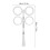 Optical Flipper regolabile 1,0D, 20x10 cm Bianco 10