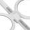Optical Flipper regolabile 1,0D, 20x10 cm Bianco 3