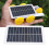 Panel solar mini 2W 5V USB 17,5x10 cm impermeable 14
