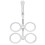 Optical Flipper regolabile 1,0D, 20x10 cm Bianco 8