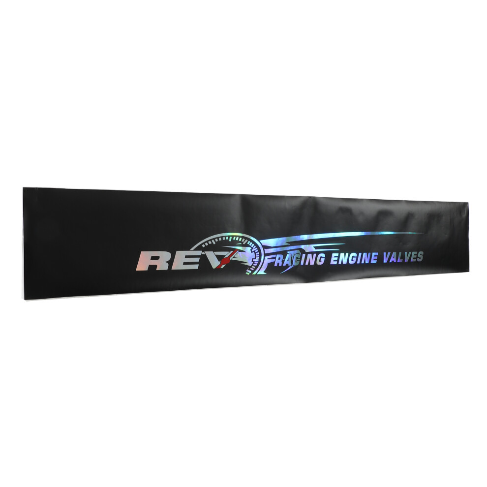 Universal Front Windshield Decal Sticker Car Windscreen Reflective Sticker For Most Vehicles 130X21cm / 51.2 X 8.3In Racing Engine 9351321519414