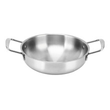 Pentola per ramen 1,0 L, 18 cm, Colore acciaio, Riscaldamento uniforme
